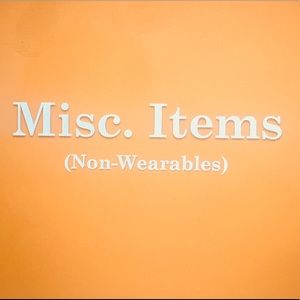 Misc. Items